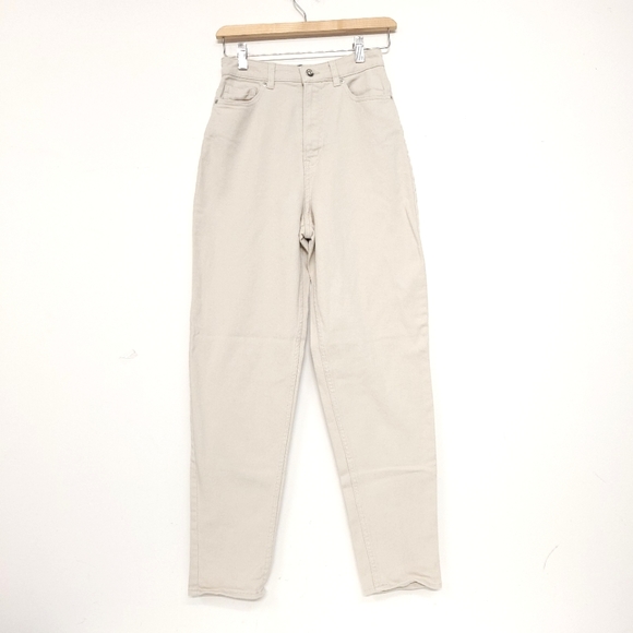 H&M Mom Loose Fit Biege Jean , size 4 - Picture 2 of 10